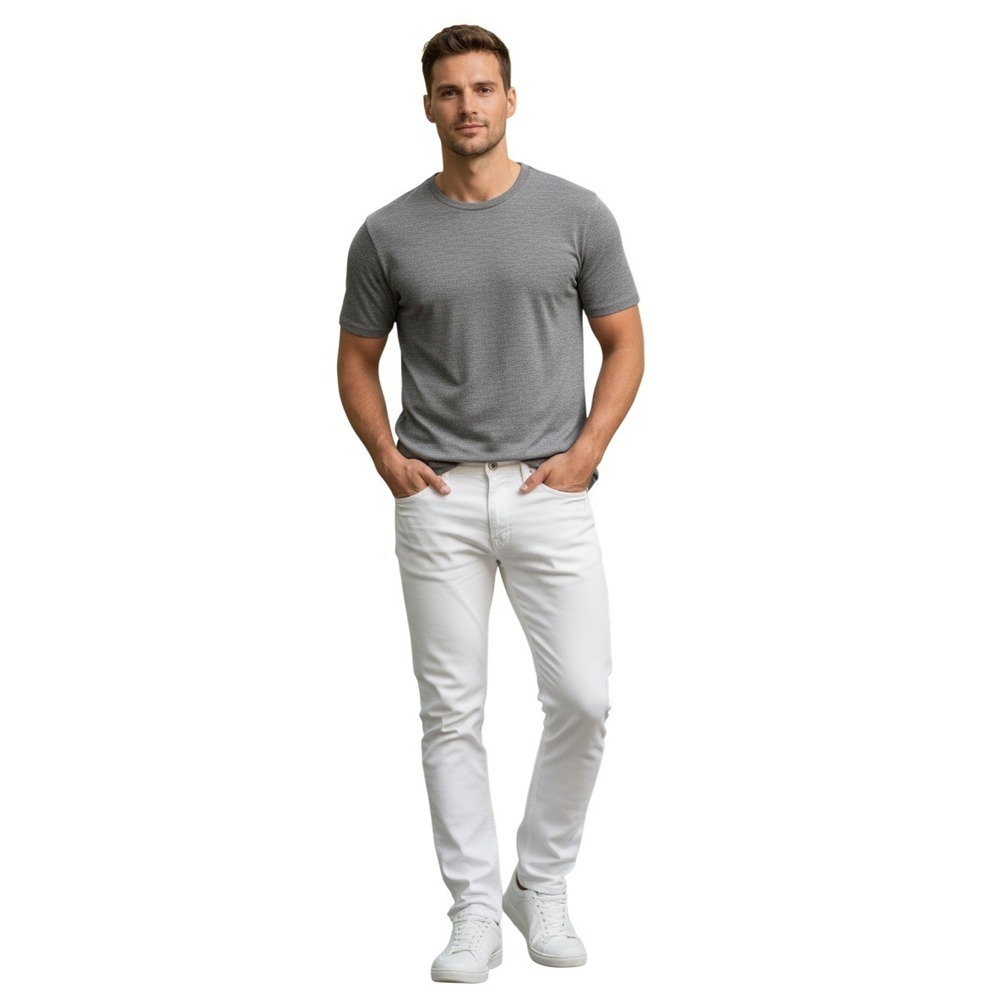 AG Adriano Goldschmied NEW Heather Grey Short Sleeve Sweatshirt Men M 100 Cotton